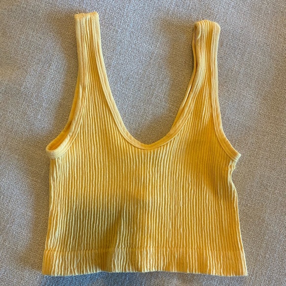 Yellow Button-Up Urban Outfitters Tank (XS/S) - Picture 2 of 2